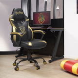Subsonic Junior Hogwarts PC gamingstol Polstret vatteret sæde Sort, Gul