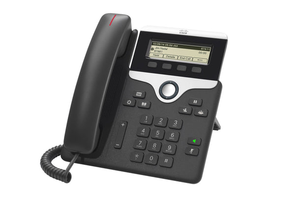 Cisco 7811 IP-telefon Sort, Sølv 1 Linier LED