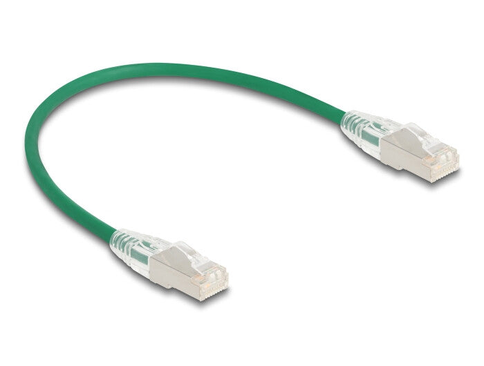 DeLOCK 80363 netværkskabel Grøn 0,3 m Cat6a U/FTP (STP)