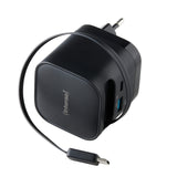Intenso 7806520 strømadapter og vekselret Indendørs 65 W Sort