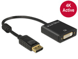 DeLOCK 62599 videokabel adapter 0,2 m DisplayPort DVI-I Sort