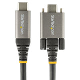 StarTech.com USB31CCSLKV1M USB-kabel USB 3.2 Gen 2 (3.1 Gen 2) 1 m USB C 10 Gbit/sek. 100 W Sort, Grå