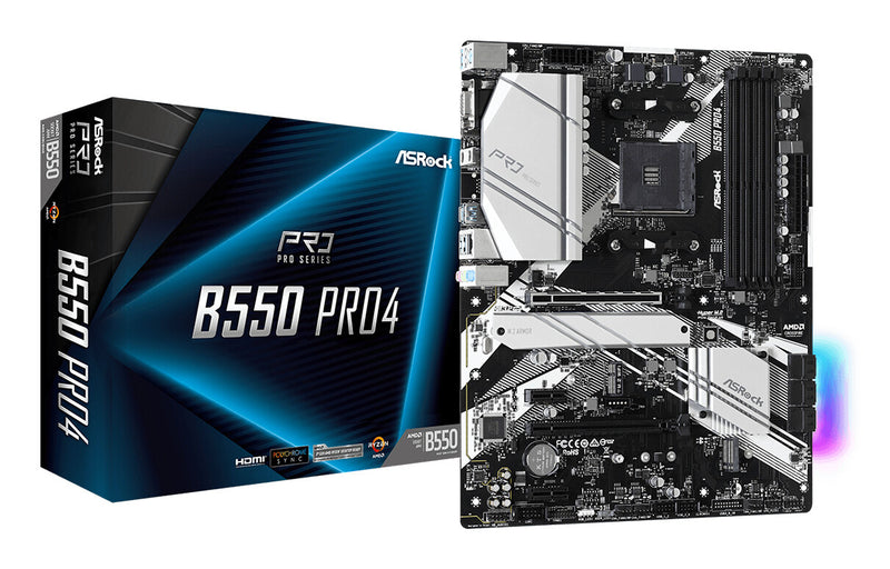 Asrock B550 Pro4 AMD B550 Stik AM4 ATX