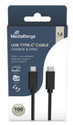 MediaRange MRCS214 USB-kabel USB 3.2 Gen 1 (3.1 Gen 1) 1,2 m USB C 10 Gbit/sek. 100 W Sort