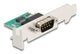 DeLOCK 90892 seriel konverter/repeater/isolator USB 2.0 RS-232 Grøn, Rustfrit stål