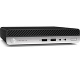 T1A HP ProDesk 400 G4 Refurbished Intel® Core™ i5 i5-8400T 8 GB DDR4-SDRAM 256 GB SSD Windows 11 Pro Mini PC Sort, Sølv
