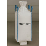 Extralink BIG BAG U+2 110X110X175CM 1300KG Z LEJEM 2100 L 1 stk Hvid