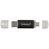 Intenso Twist Line USB-nøgle 128 GB USB Type-A / USB Type-C 3.2 Gen 1 (3.1 Gen 1) Anthracit