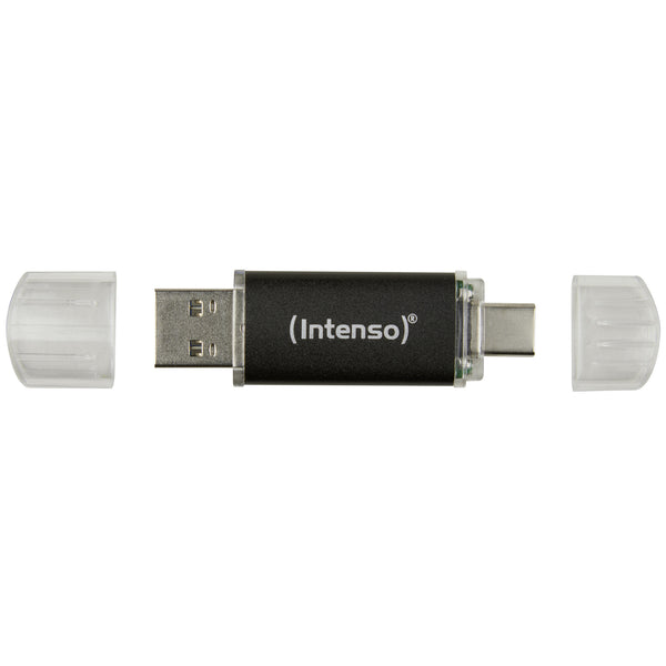 Intenso Twist Line USB-nøgle 128 GB USB Type-A / USB Type-C 3.2 Gen 1 (3.1 Gen 1) Anthracit