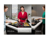AEG CCE84751CB Sort Indbygget 83 cm Zone induktionskogeplade 4 zone(s) Indbygget hætte