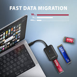 Axagon ADM2-CM drevkabinet SSD kabinet Sort M.2 USB-drevet