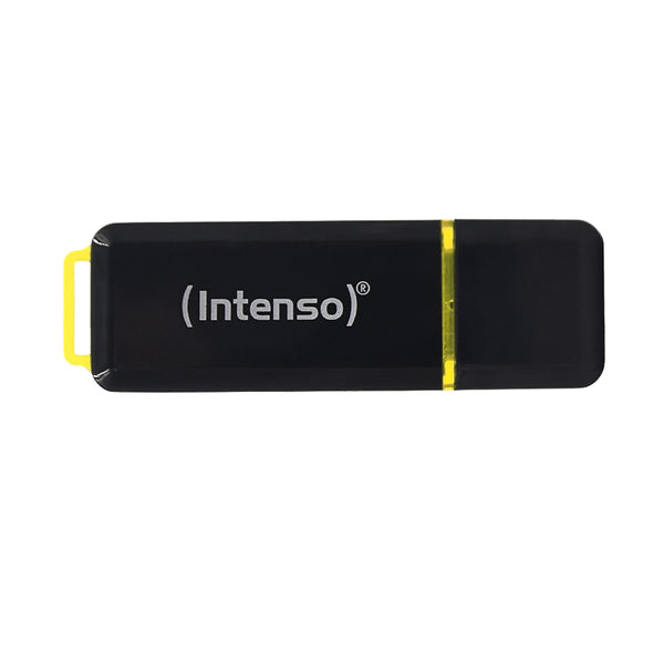 Intenso High Speed Line USB-nøgle 128 GB USB Type-A 3.2 Gen 1 (3.1 Gen 1) Sort, Gul