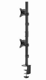 Gembird MA-D2-02 skærmbeslag og -stativer 81,3 cm (32") Skrivebord Sort
