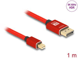 DeLOCK 81094 DisplayPort kabel 1 m Mini DisplayPort Rød