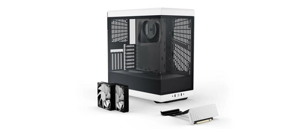 HYTE Y40 Midi Tower Sort, Hvid