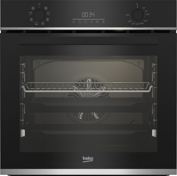 Beko b300 BBIR13300XC ovn 72 L Sort, Rustfrit stål