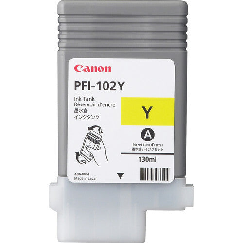 Canon PFI-102Y blækpatron Original Gul