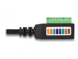 DeLOCK 66053 netværkskabel Sort, Grøn 0,215 m Cat5e U/UTP (UTP)