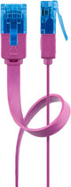 Goobay 96320 netværkskabel Magenta 2 m Cat6a U/UTP (UTP)