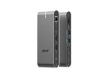 Acer HP.DSCAB.022 dockingstation Ledningsført USB 3.2 Gen 1 (3.1 Gen 1) Type-C Sølv