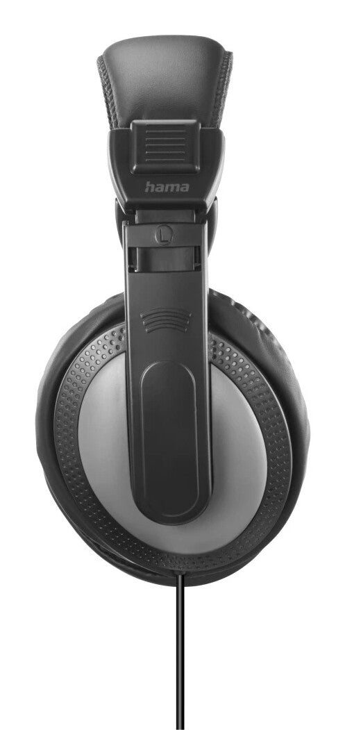 Hama Shell II Hovedtelefoner Ledningsført Headset Musik Sort, Mørkegrå