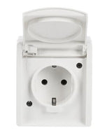 Busch-Jaeger 20 EW-54 stikkontakt CEE 7/3 Hvid