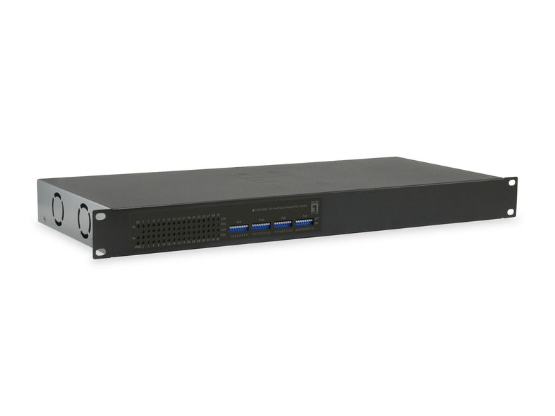 LevelOne FGP-3400W250 netværksswitch Ikke administreret Fast Ethernet (10/100) Strøm over Ethernet (PoE) Sort