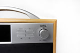 Xoro XOR400900 radio Internet Digital Sort, Sølv, Træ