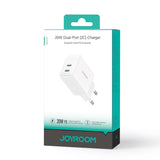 JOYROOM JR-TCF12 oplader til mobil enhed Smartphone Hvid Vekselstrøm Hurtig opladning Indendørs