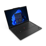 Lenovo ThinkPad T14 Gen 6 (Intel) Intel Core Ultra 7 255U Laptop 35,6 cm (14") WUXGA 16 GB DDR5-SDRAM 512 GB SSD Wi-Fi 6E (802.11ax) Windows 11 Pro Tysk Sort