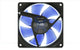 Blacknoise X-1 Computerkabinet Ventilator 8 cm Sort, Blå