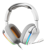 Glorious Gaming GHS Eternal RGB Headset Ledningsført Spil USB Type-C Hvid