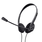 Trust 21665 hovedtelefoner/headset Ledningsført I ørerne Opkald/musik Sort