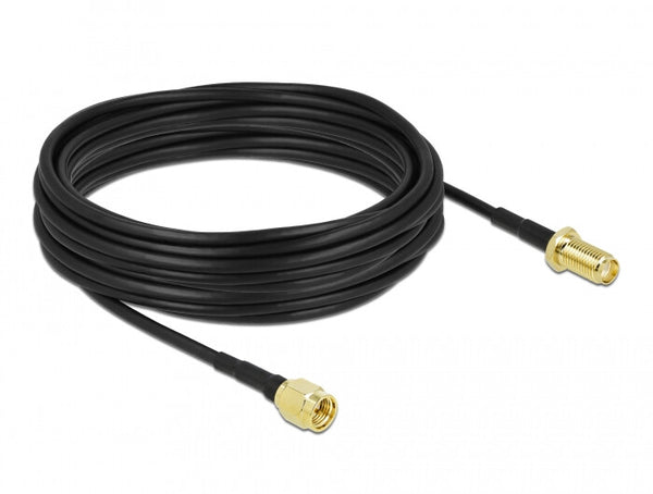 DeLOCK 90429 koaxial kabel LMR100 10 m SMA Sort