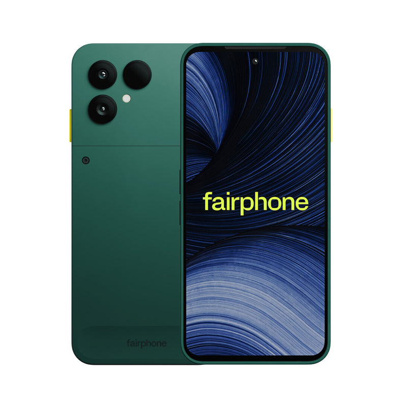 Fairphone The (Gen 6+) 16 cm (6.31") Dual SIM Android 16.0 5G USB Type-C 12 GB 256 GB 4415 mAh Grøn