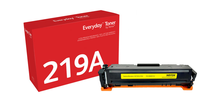 Everyday™ Gul Toner by Xerox compatible with HP 219A (W2192A), Standard kapacitet