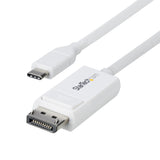 StarTech.com CDP2DP2MBW videokabel adapter 1,9 m DisplayPort USB Type-C Hvid