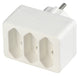 REV 0512730777 strømstik adapter Type F Type C (eurostik) Hvid