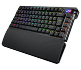 ASUS ROG Azoth Extreme tastatur Spil USB + RF Wireless + Bluetooth QWERTZ Sort
