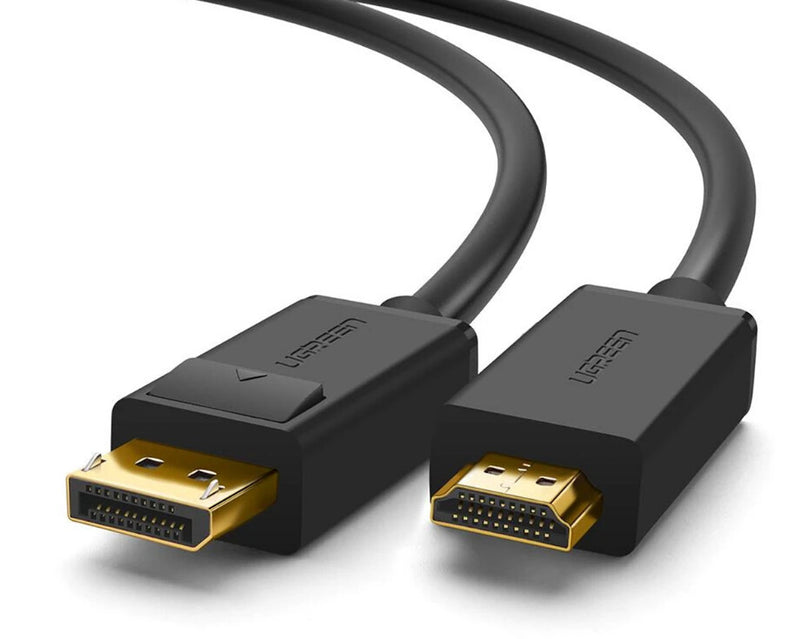 Ugreen 10239 videokabel adapter 1,5 m DisplayPort HDMI Sort