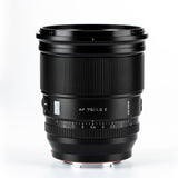 VILTROX AF 75/1.2 E kameraobjektiv MILC Sort