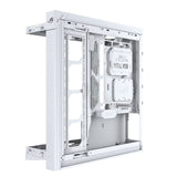 ASUS ROG CRONOX GR801 CURVE TG ARGB WHITE Midi Tower Hvid