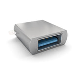 Satechi ST-TCUAM kabel kønsskifter USB C USB A Grå