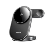 JOYROOM JR-W17 oplader til mobil enhed Smartphone, Ur, Hovedtelefoner Sort Jordens magnetfelt Trådløs opladning Indendørs