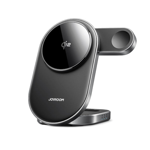 JOYROOM JR-W17 oplader til mobil enhed Smartphone, Ur, Hovedtelefoner Sort Jordens magnetfelt Trådløs opladning Indendørs