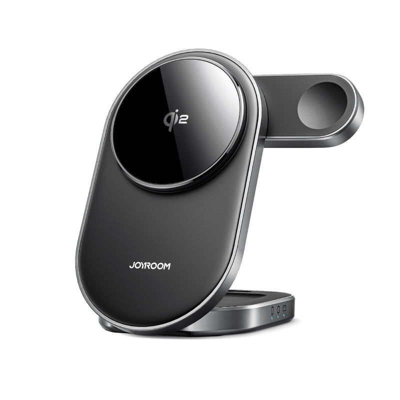 JOYROOM JR-W17 oplader til mobil enhed Smartphone, Ur, Hovedtelefoner Sort Jordens magnetfelt Trådløs opladning Indendørs