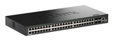D-Link DGS-1530-52/E netværksswitch Administreret L2 Gigabit Ethernet (10/100/1000) Sort