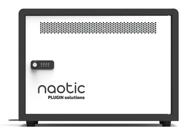 Naotic 903002 administration af bærbar enhed - vogn & kabinet Bærbart enhedshåndteringsskab Sort, Hvid