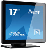 iiyama ProLite T1721MSC-B2 computerskærm 43,2 cm (17") 1280 x 1024 pixel SXGA LED Berøringsskærm Bordplade Sort