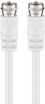 Goobay 11866 koaxial kabel 3C-2V 15 m F-type Hvid